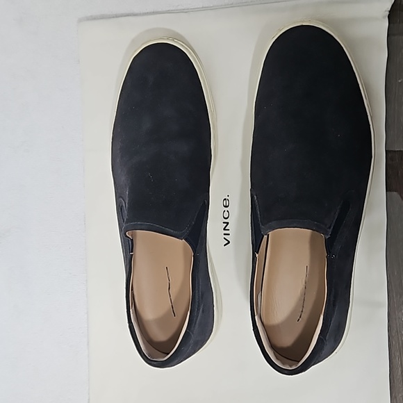 Vince Warwick Suede Sneakers Size 10 - Picture 11 of 12